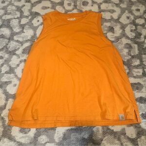 Carhartt Women’s Large 12-14 Orange Muscle Tank